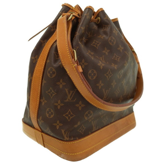 Louis Vuitton Handbags - Louis Vuitton Noe Bag Shoulder Brown Leather Monogram